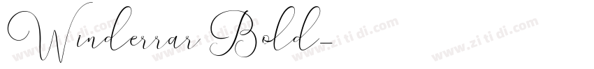 Winderrar Bold字体转换